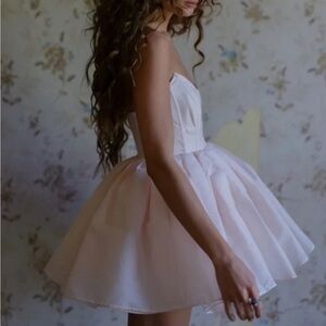 Selkie The Veuve Dress in Blush